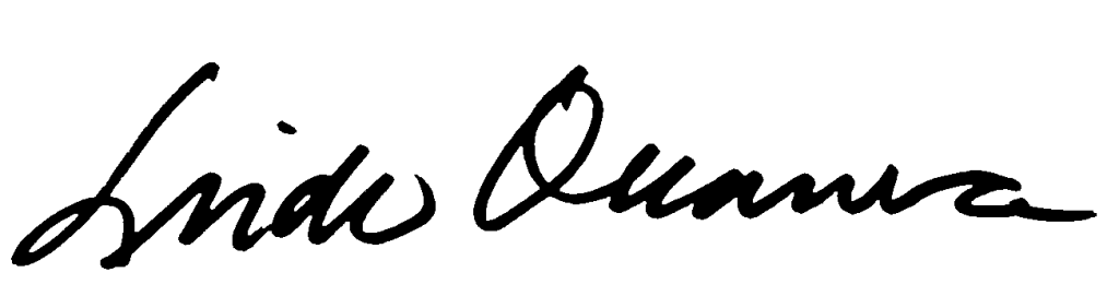 Linda Okamura signature
