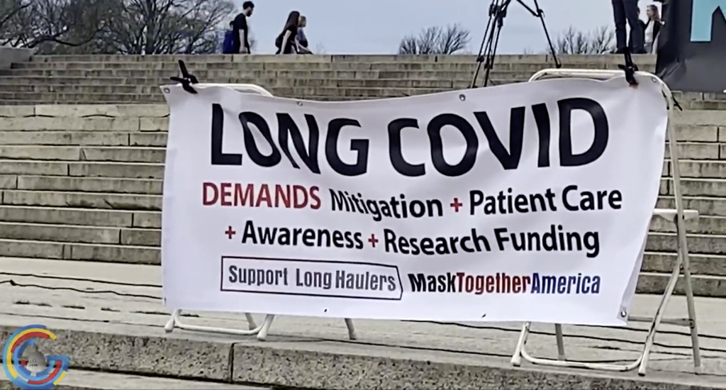 March 15, 2024: Long COVID activists rally in Washington DC for increased research and patient care for Long COVID 